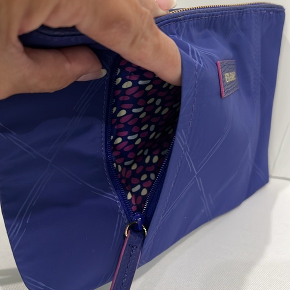 Preppy Poly Wristlet Blue - Picture 5 of 6